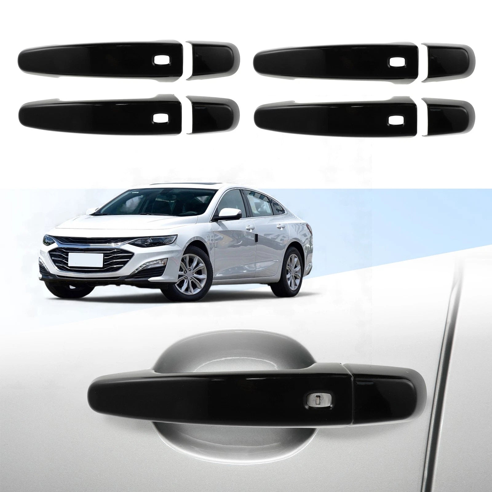 Exterior Door Handle Cover Trim Protector Replacement for Chevy Malibu (2012–2016)