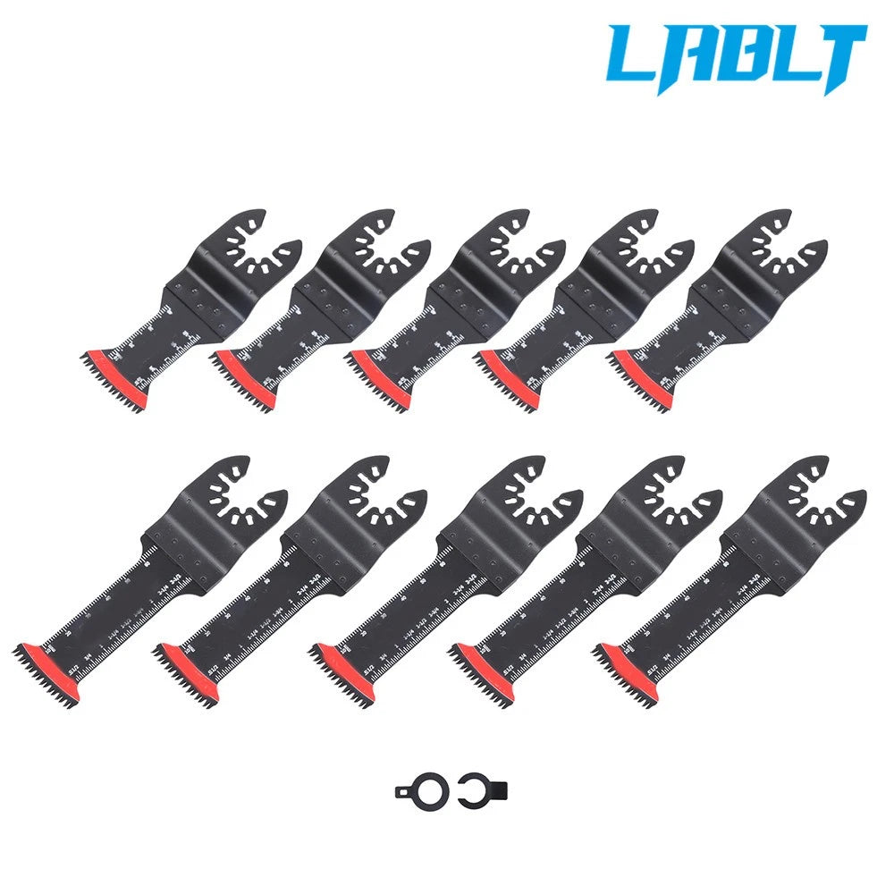 Set of 5 Saw Blades for Oscillating Tool (1-1/2", 2-11/16")