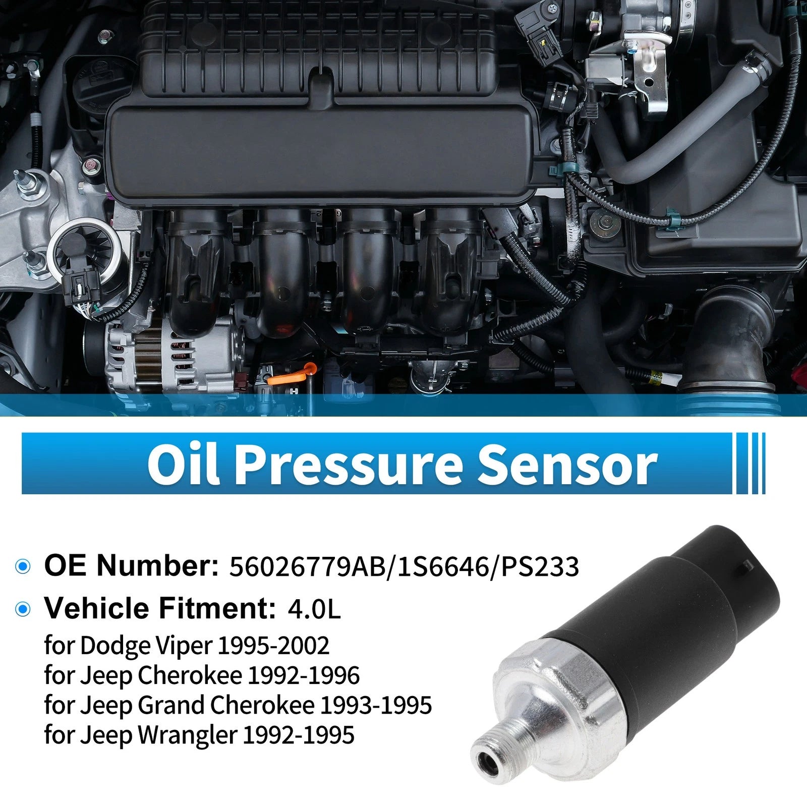 Engine Oil Pressure Sensor Replacement for Dodge Viper (1995–2002)