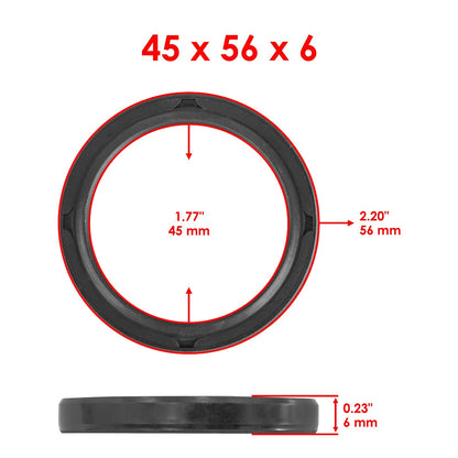 Front Wheel Ball Bearing and Seals Kit for Yamaha RD350 (1975–1975)