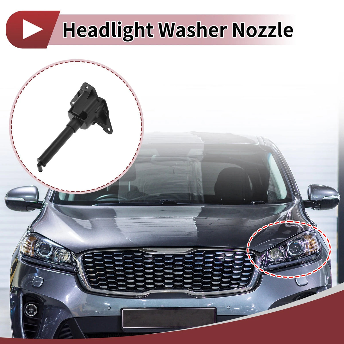 Headlight Washer Nozzle for Land Rover Range Rover Velar (2018–2021) No.LR102048