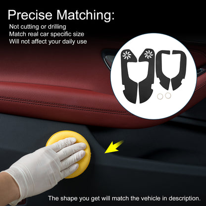 Car Door Anti Kick Pad Sticker Protector Set for Lexus ES 2019–2024