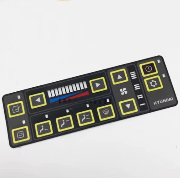 Instrument Control Panel Sticker for Hyundai Excavator (2007–2015)