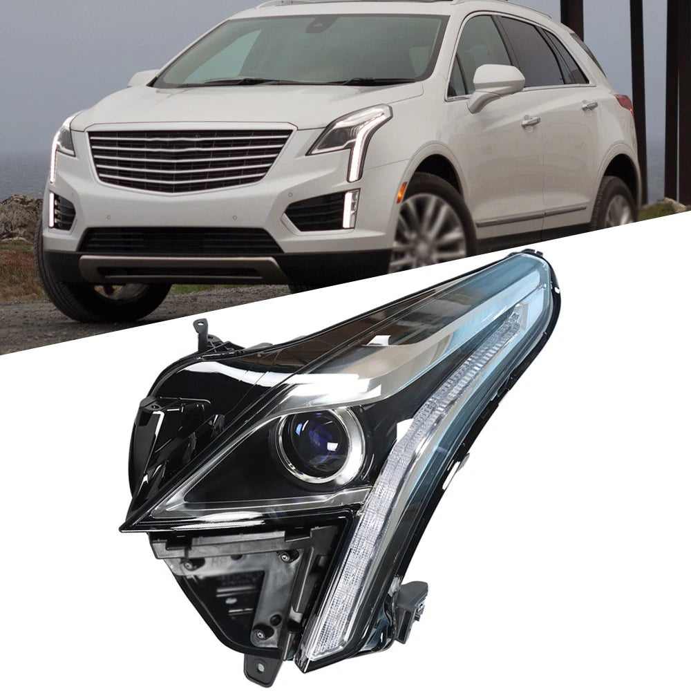LED DRL Halogen Headlight for Cadillac XT5 (2017–2018) Driver Left Side