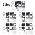 Set of 5 Carburetor Repair Kits for SeaDoo 650 717 787 800 GTI GTS GTX SP