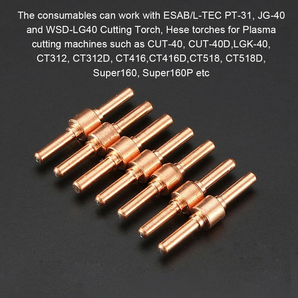 60Pcs Plasma Cutter Welding Accessories Consumables