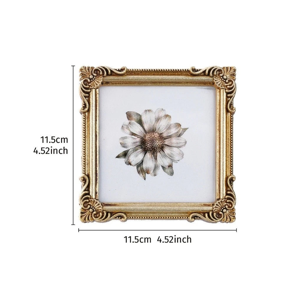 Floral Carved Vintage Resin Frame for Classic Cars