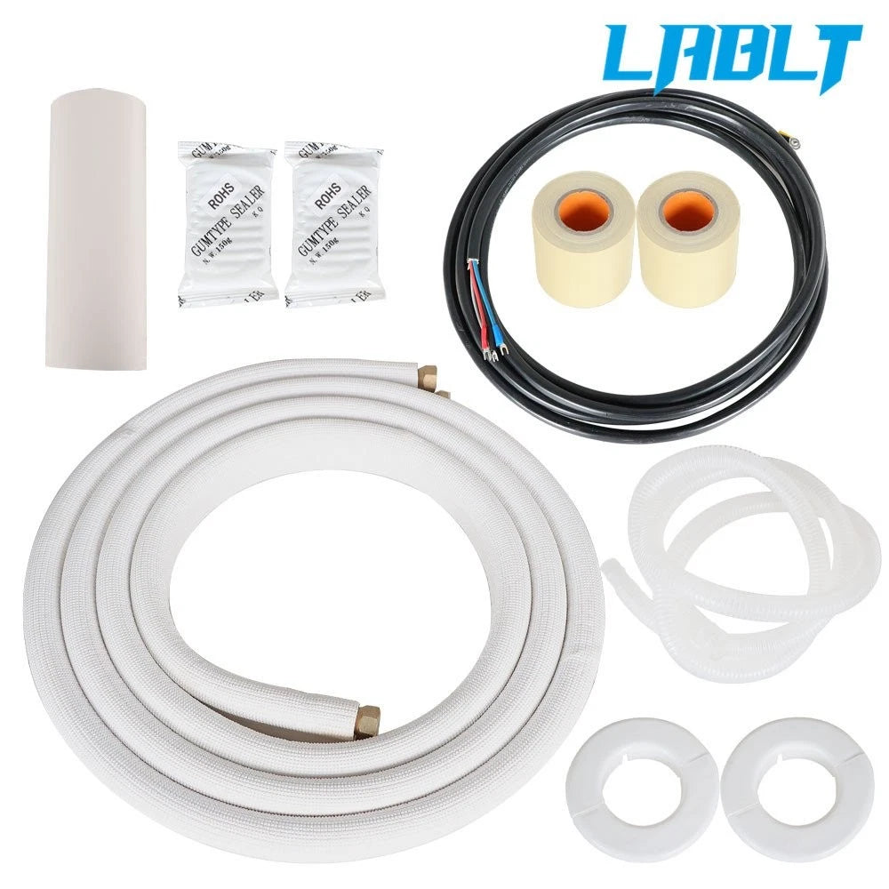 Install Kit for Mini Split Heat Pump Systems 3/8" - 5/8" Dia. (16 Feet)