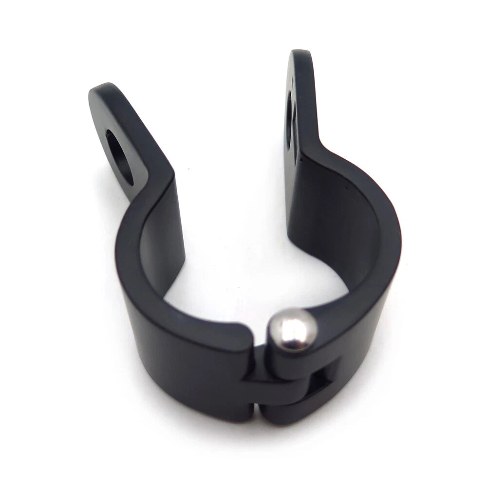 1x Black 1.25" Engine Guard Longhorn Footpeg Clamp for HTT