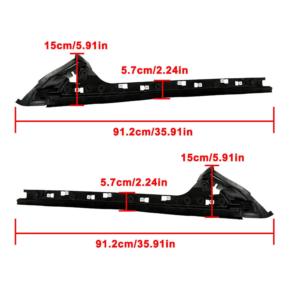 A-Pillar Trim Windshield Side Mount Brackets RH/LH for Explorer (2011–2019)