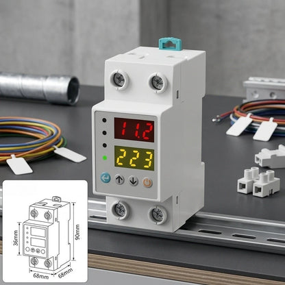 AVR 40A Adjustable Voltage Relay for 220V AC (40A Protection)