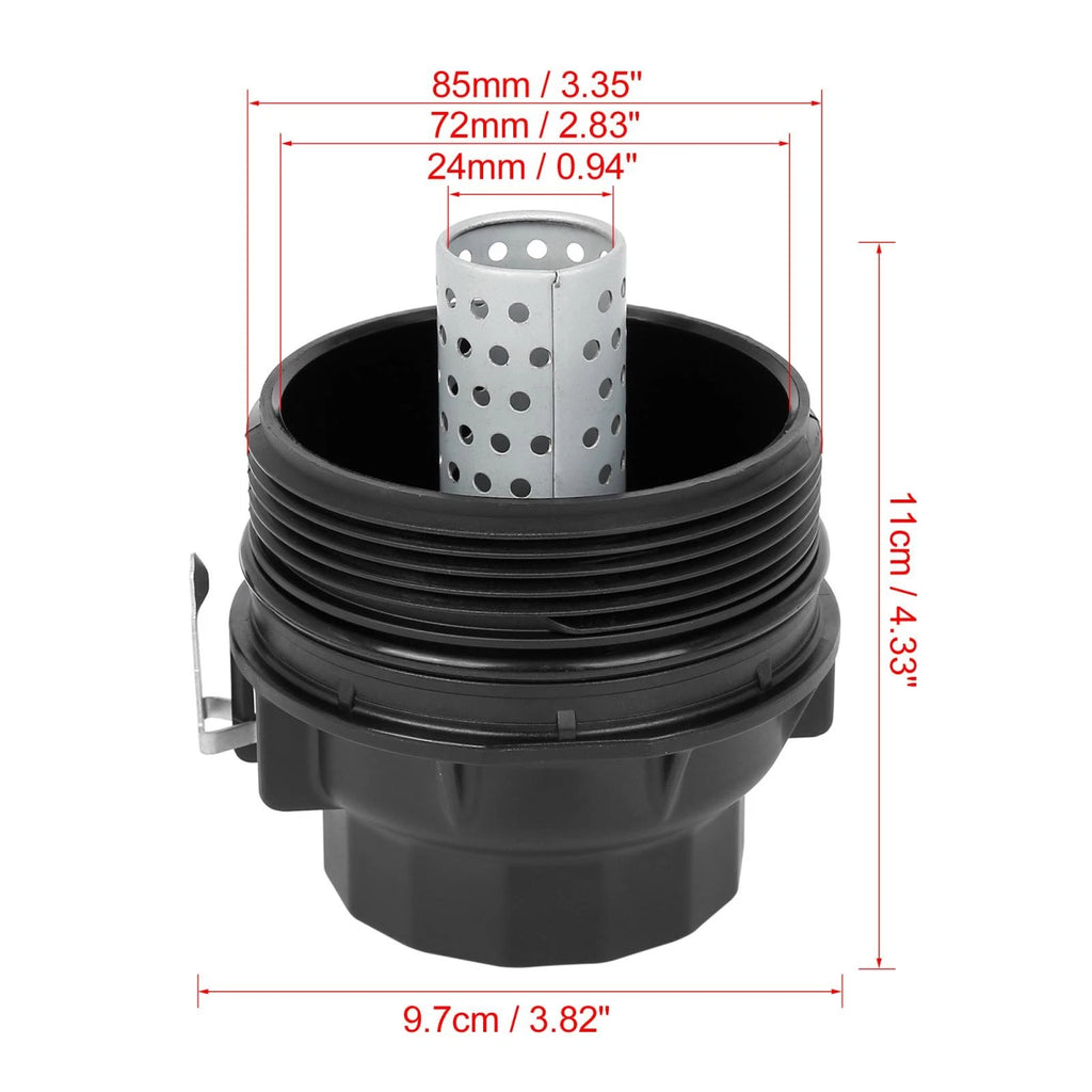 Oil Filter Cap Cover Replacement for Toyota 4Runner Tundra Lexus (2004–2018)