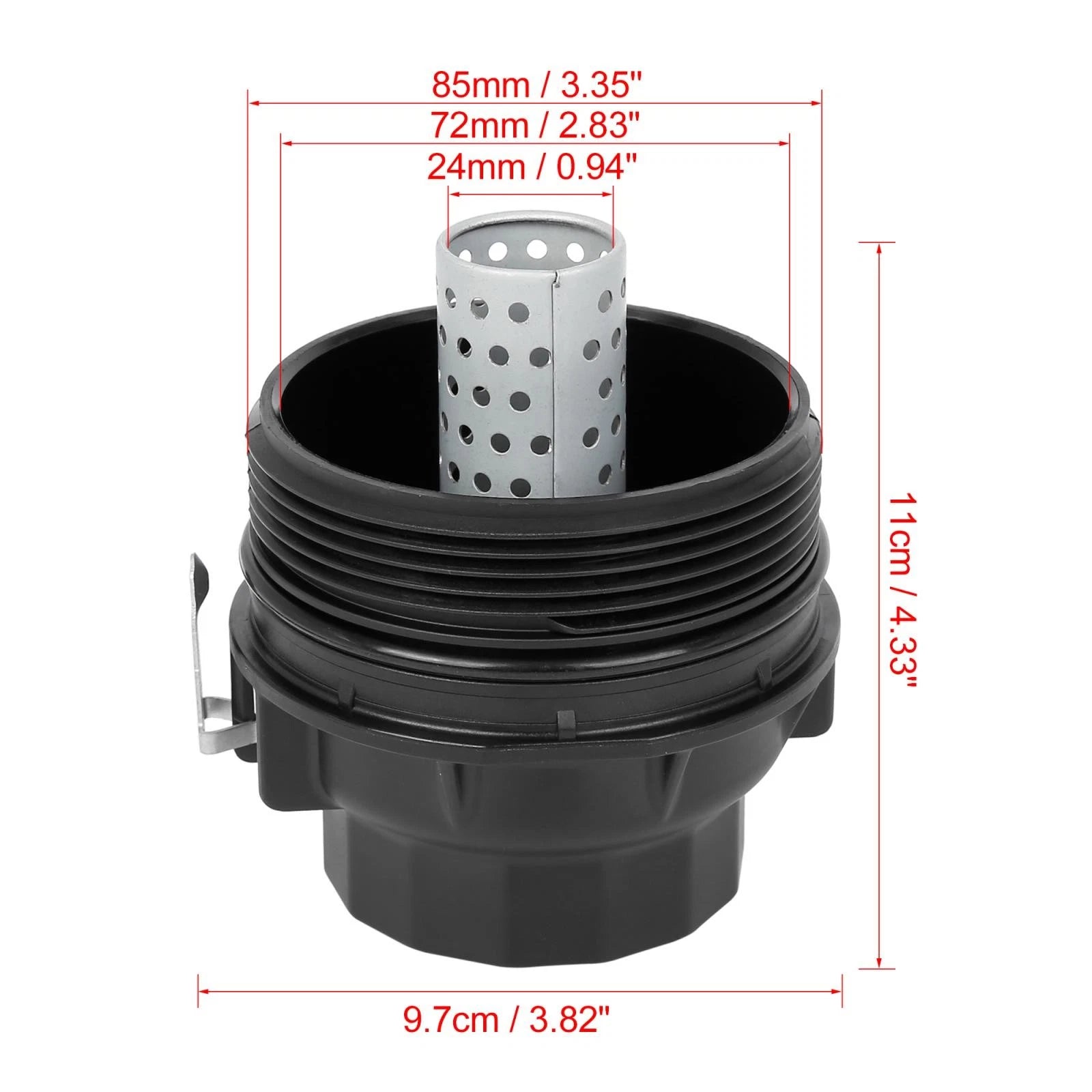 Oil Filter Cap Cover Replacement for Toyota 4Runner Tundra Lexus (2004–2018)