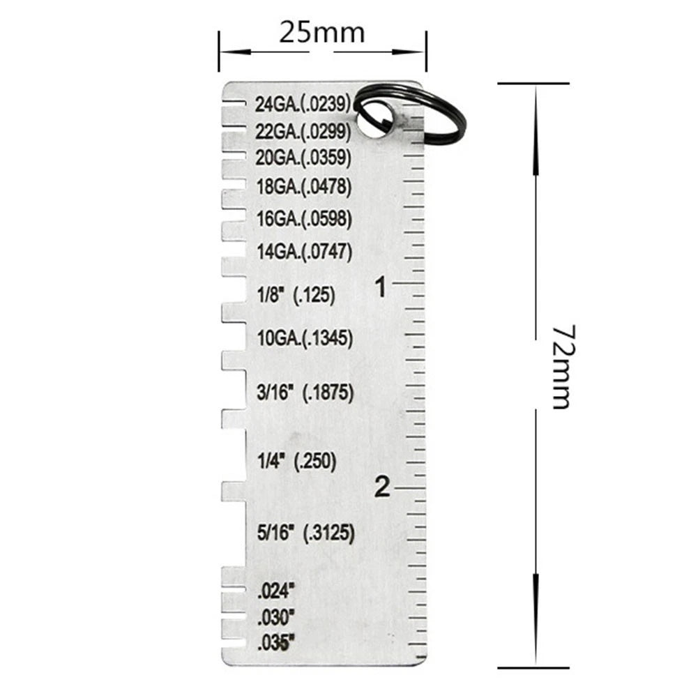 Portable Welding Thickness Gauges for Home Work and Construction Sites