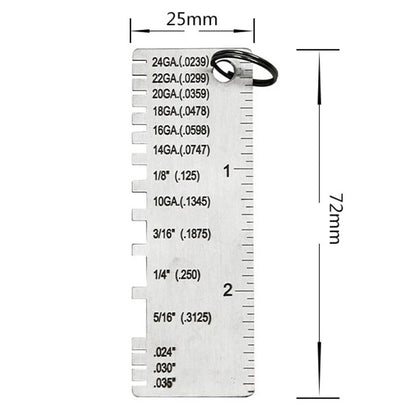 Portable Welding Thickness Gauges for Home Work and Construction Sites