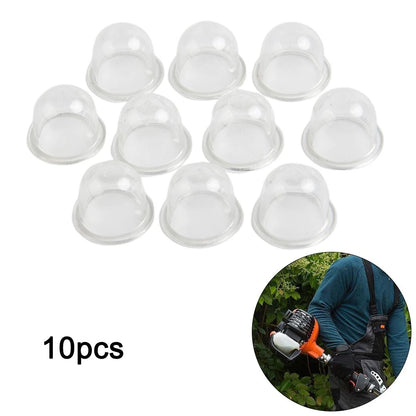Pack of 10 Fuel Primers for Chainsaws (Compatible with Multiple Brands)