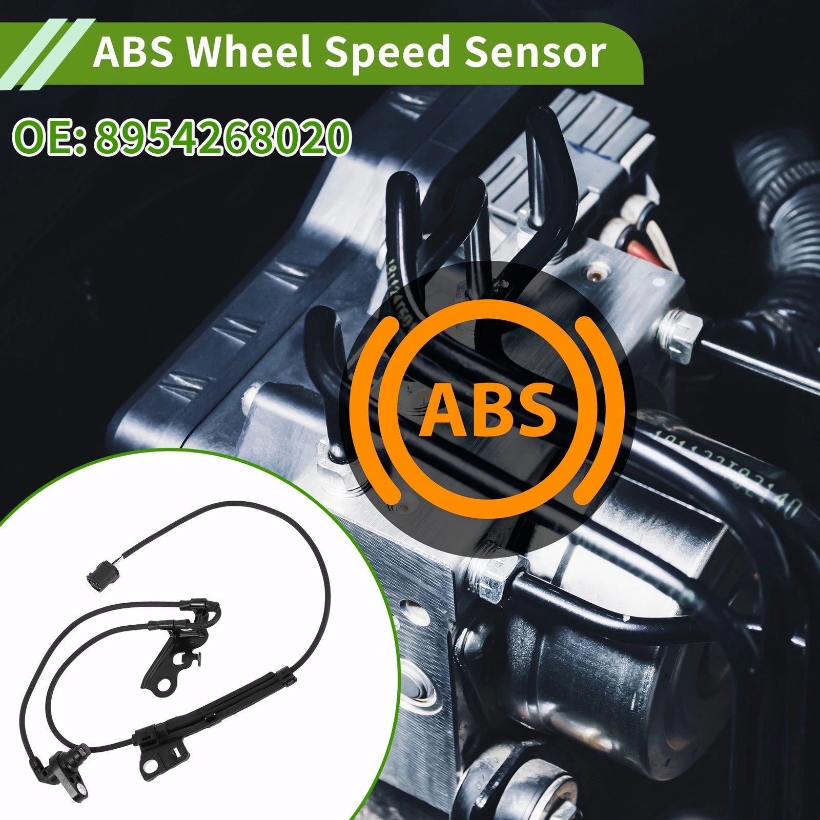 Wheel Speed Sensor Front Right ABS Replacement for Toyota Wish (2003–2017)