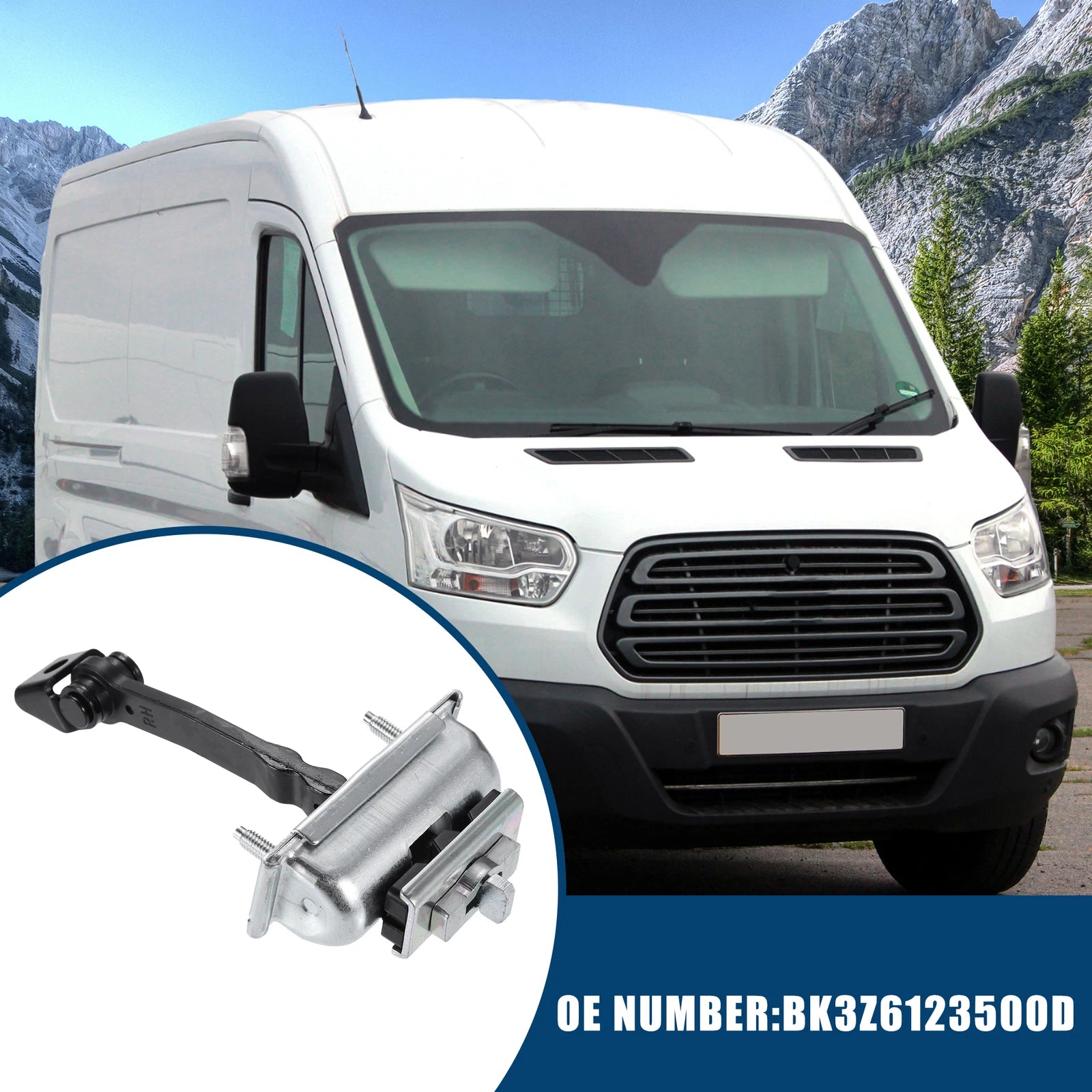Front Left Right Door Check Strap for Ford E-Transit Transit-150 (2022–2023) NO.BK3Z6123500 D