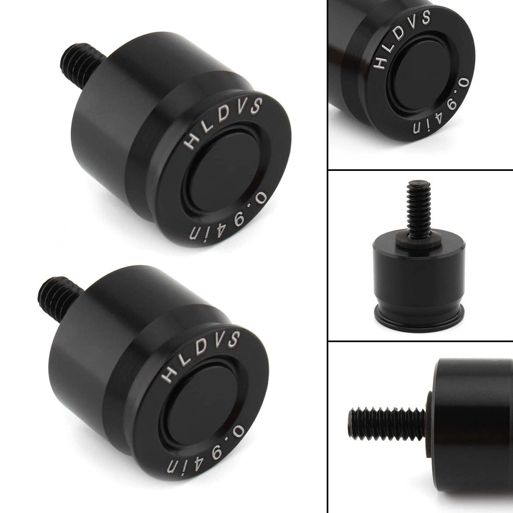 2X Seat Bolt Aluminum Anodized Black for Harley Dyna Softail Sportster Road King Glide