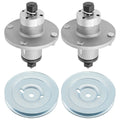 Deck Spindle and Pulley Replacement for John Deere X300 X304 X324 (42 inch)