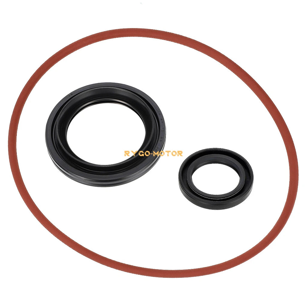 Rear Brake Drum Dust Seal O-Ring Kit for Yamaha Big Bear Bruin Grizzly Wolverine (1990–2023)