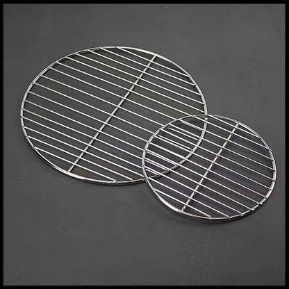 38cm Round Stainless Steel BBQ Grid for Grilling Baking Roasting
