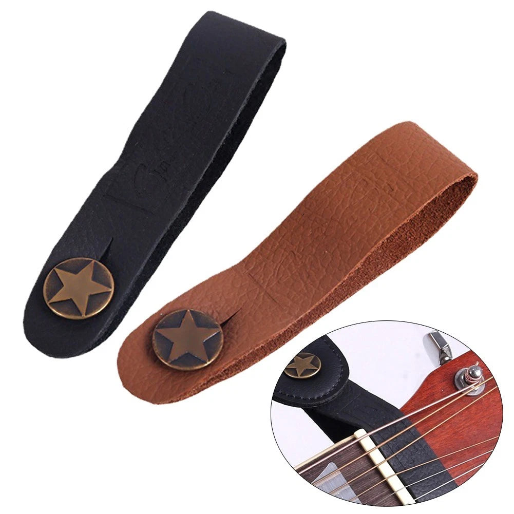 Guitar Neck Strap for Electric Guitars (20.5cm x 2.3cm) Black