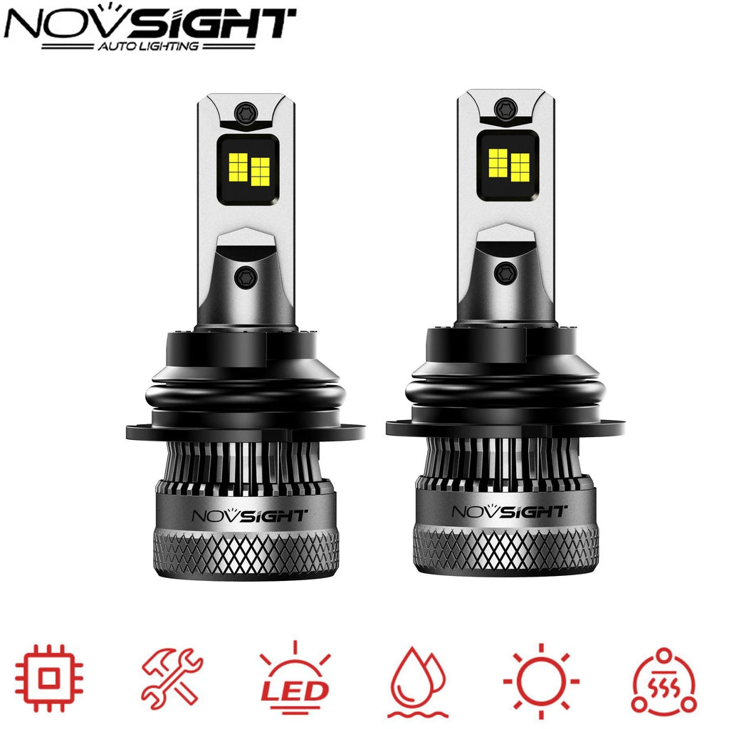 2X 9004 HB1 LED Headlight Bulbs Kit for
