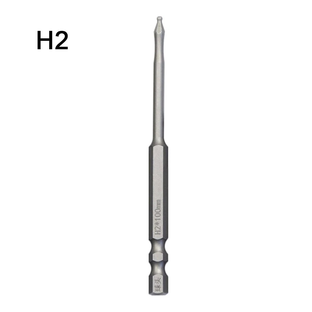 Hex Screwdriver Bit Set for Construction (3.93'' Ball End)