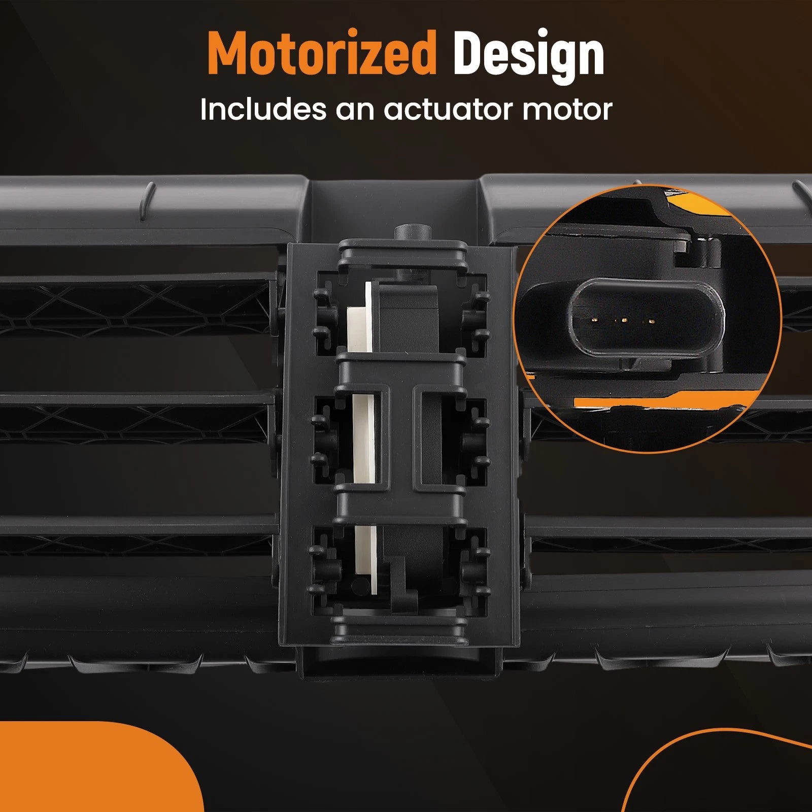 Front Radiator Active Grille Shutter with Motor for Dodge Dart (2013–2016)