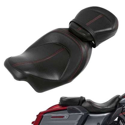 Driver & Passenger Seat for Harley Touring Electra Street Road Glide (2009–2023)