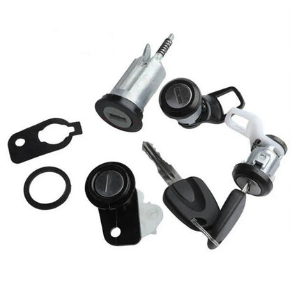Ignition Switch & Lock Barrel Cylinder Set with 2 Keys for Daewoo (–) 96223338