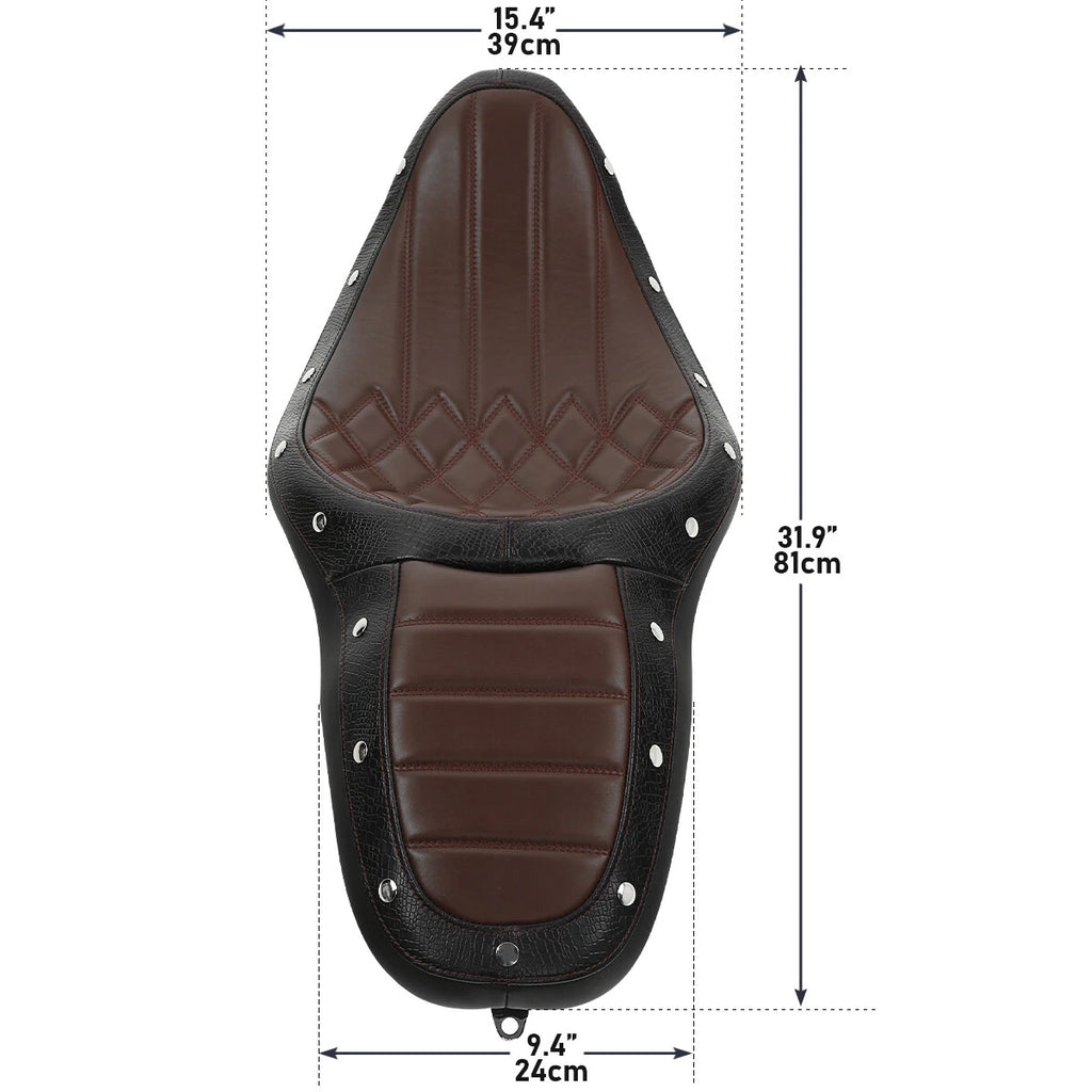 Chopped Backrest Pad for Harley Touring (2014–2023)