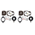 2 Sets Carburetor Repair Kit for Johnson Evinrude 18HP 28HP 40HP (1968–1995) 396701 398729