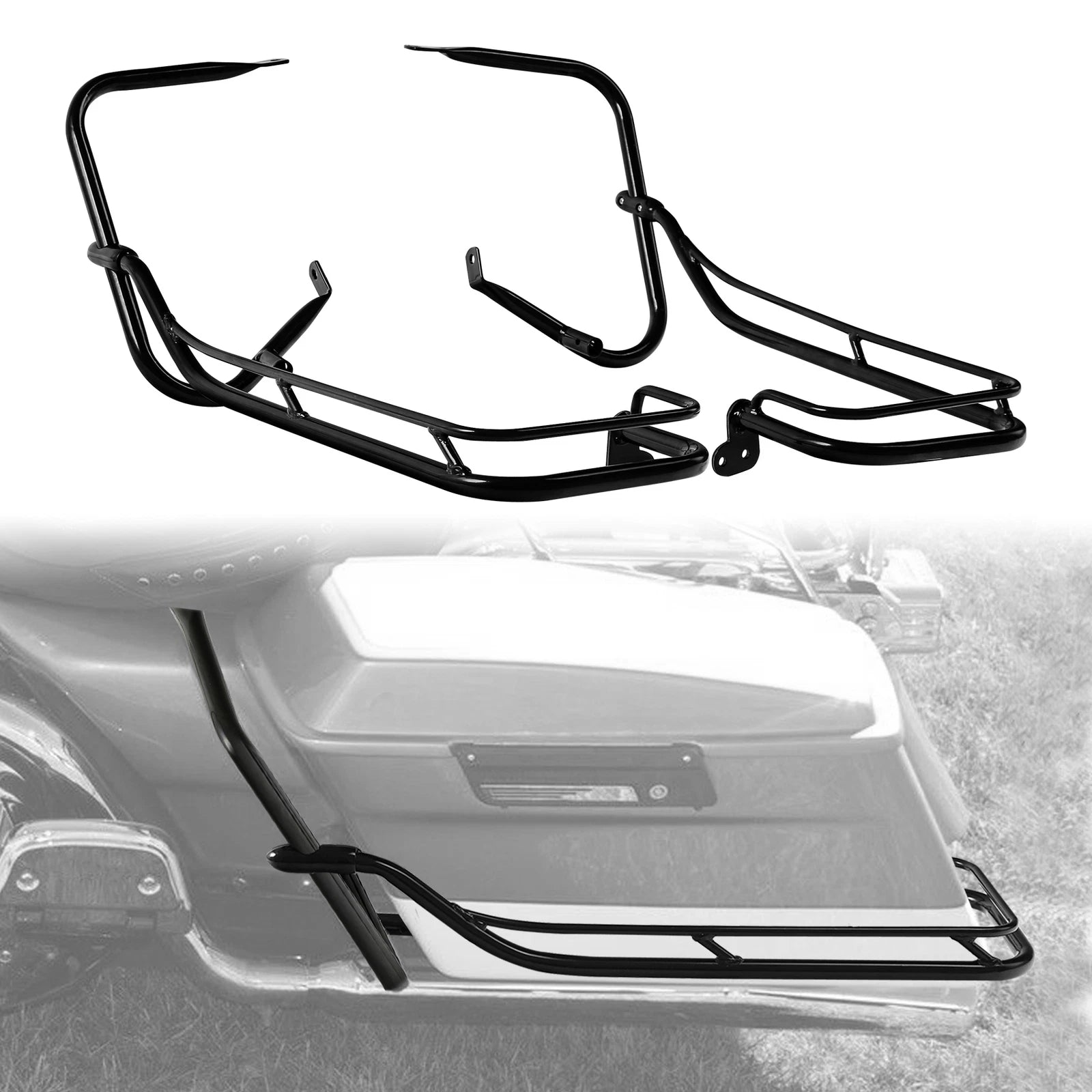 Saddlebag Guards Support Brackets Set for Harley Electra Glide (2009–2013)