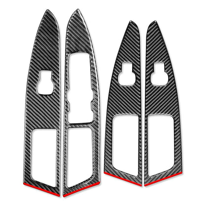 Set of 4 Inner Window Lift Panel Switch Cover Trim for Ford Mondeo (2018–2019) RHD