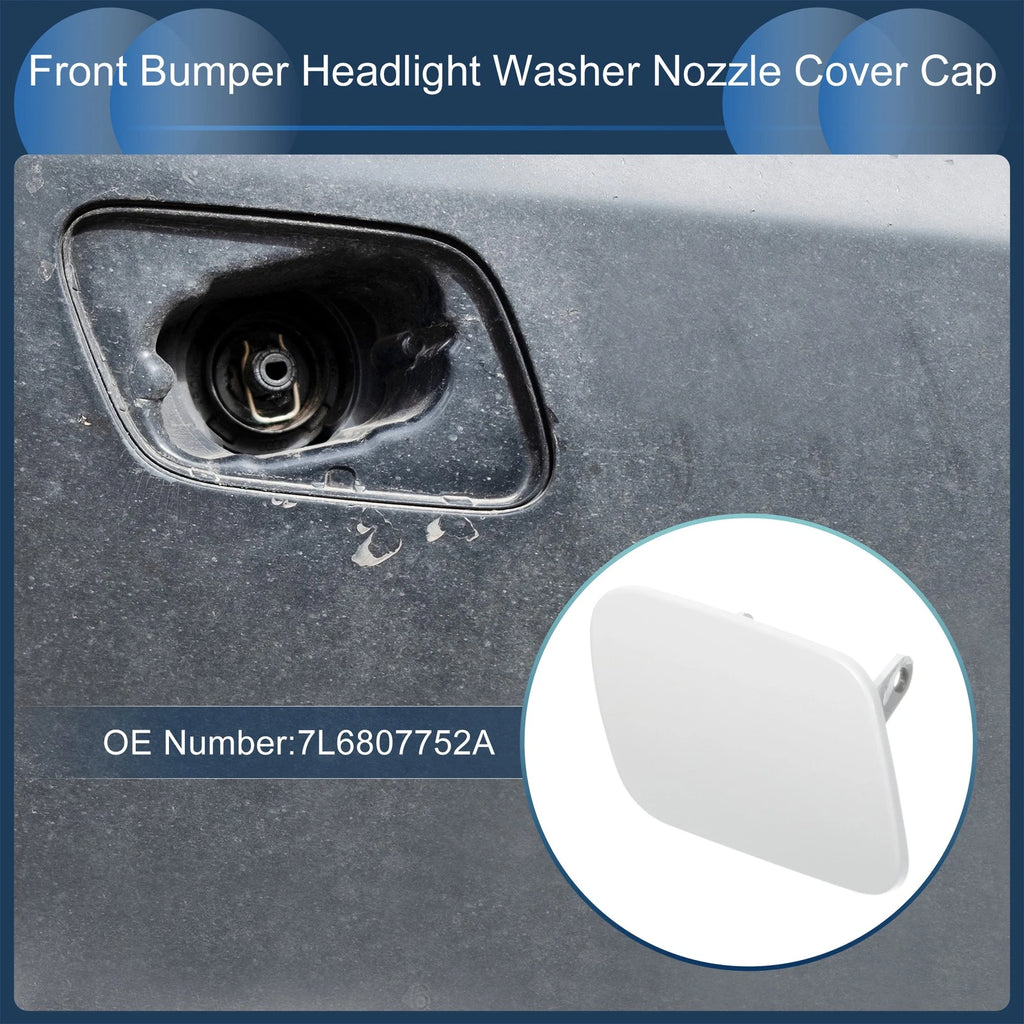 Washer Nozzle Cover Cap Front Right Replacement for Volkswagen Touareg 7L (2002–2006)