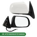 Right Side Door Mirror Manual Folding for Toyota Highlander (2008–2013)