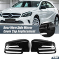 Rearview Mirror Cover Cap Gloss Black Replacement for Mercedes A Class B Class (2014–2021)