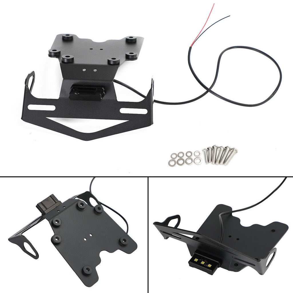 License Plate Holder Frame Bracket for Yamaha Tenere 700 / XTZ700 (2019–2021)