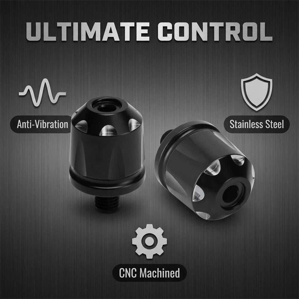 1 Pair Handlebar Grips Cap Plug End for Can-Am Spyder F3 / RT (2024–2025)