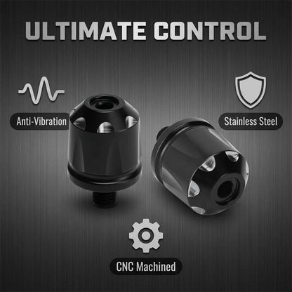 1 Pair Handlebar Grips Cap Plug End for Can-Am Spyder F3 / RT (2024–2025)