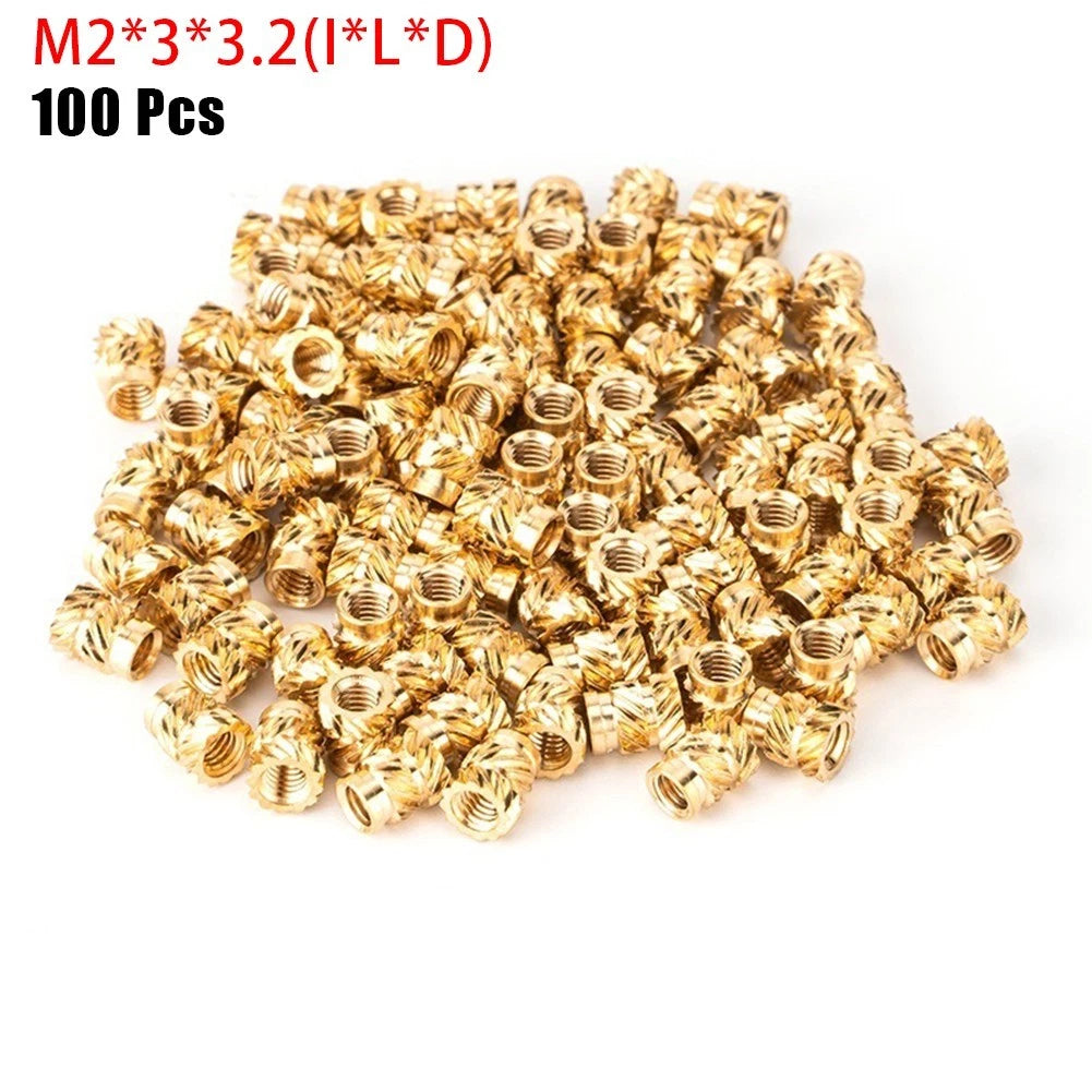 Threaded Insert Copper M2 Nut for Various Applications
