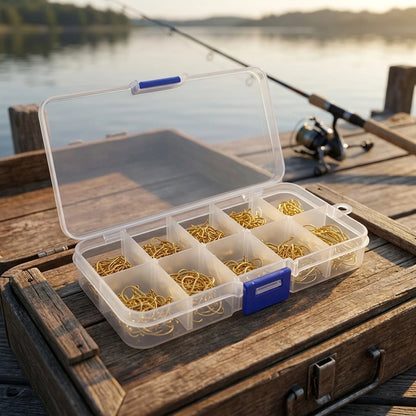 Fishing Hooks with Sharpened Barb for Jig Fishing (No Specific Years)