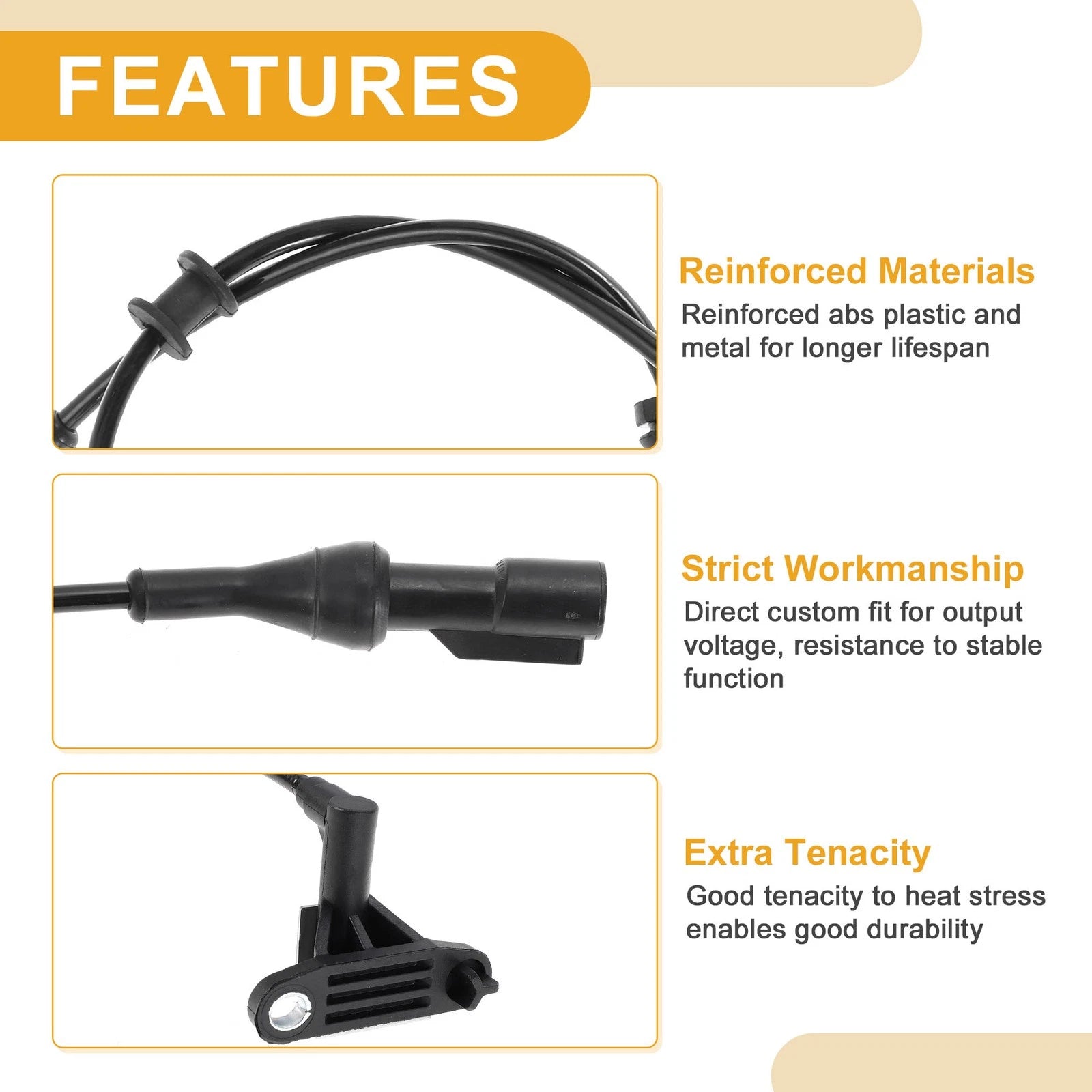 ABS Wheel Speed Sensor Replacement for Ford Explorer Rear Left (2011–2019)