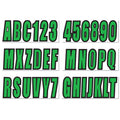Boat registration decals A-Z Letters & 0-9 Numbers