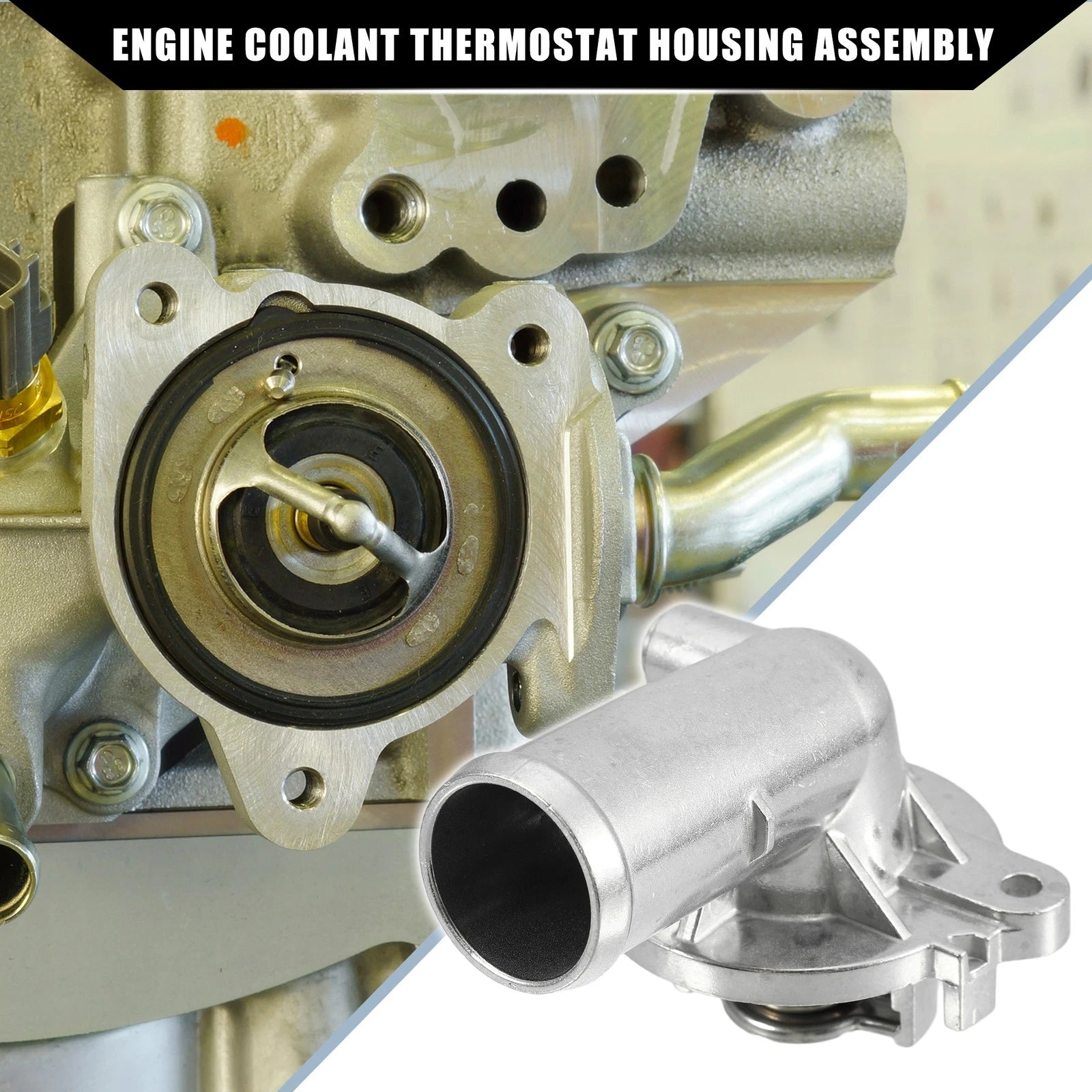 Engine Coolant Thermostat Housing Assembly for Dodge Challenger (2009–2014)