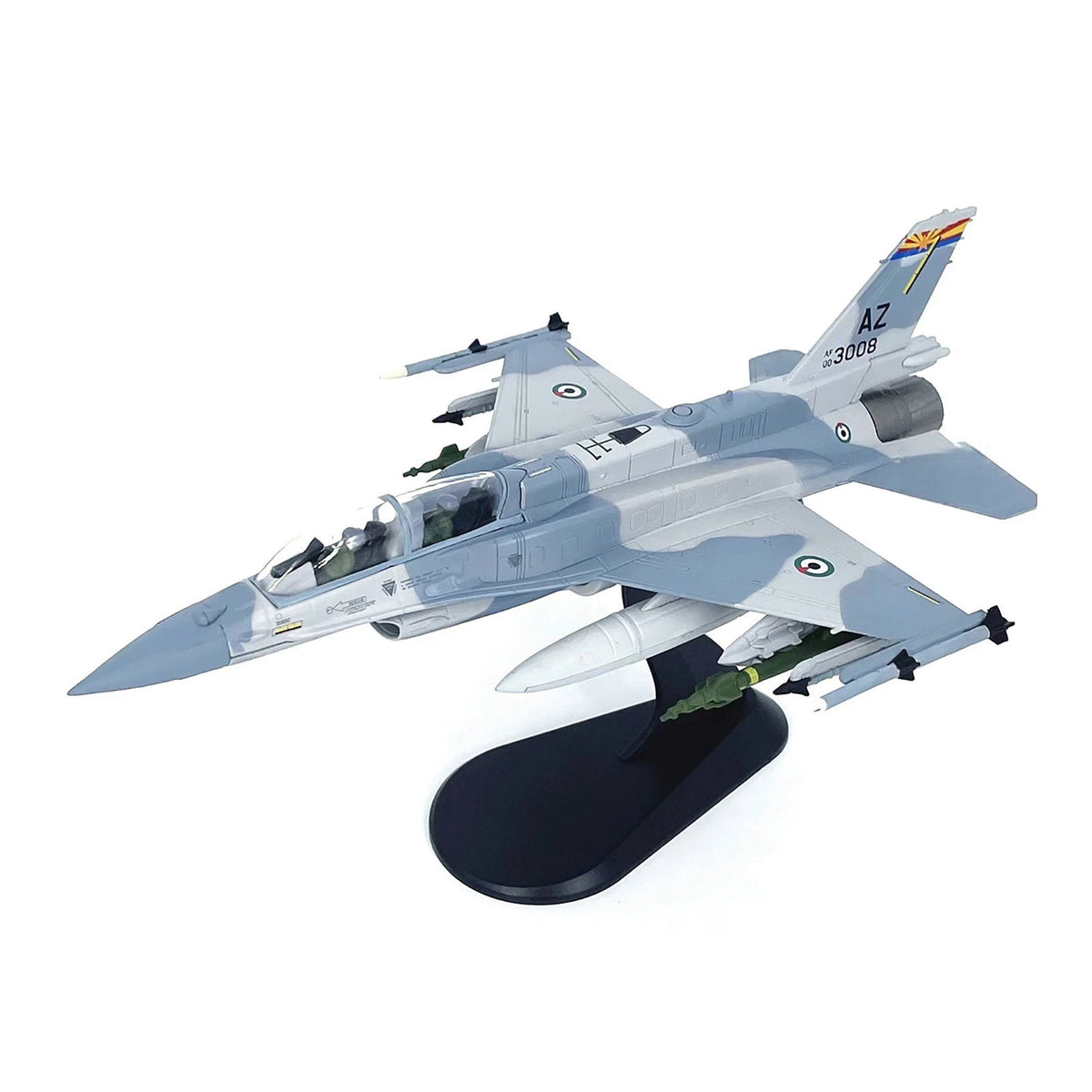 F-16F Fighter Model 1/72 Scale for UAE Air Force (Diecast Alloy)
