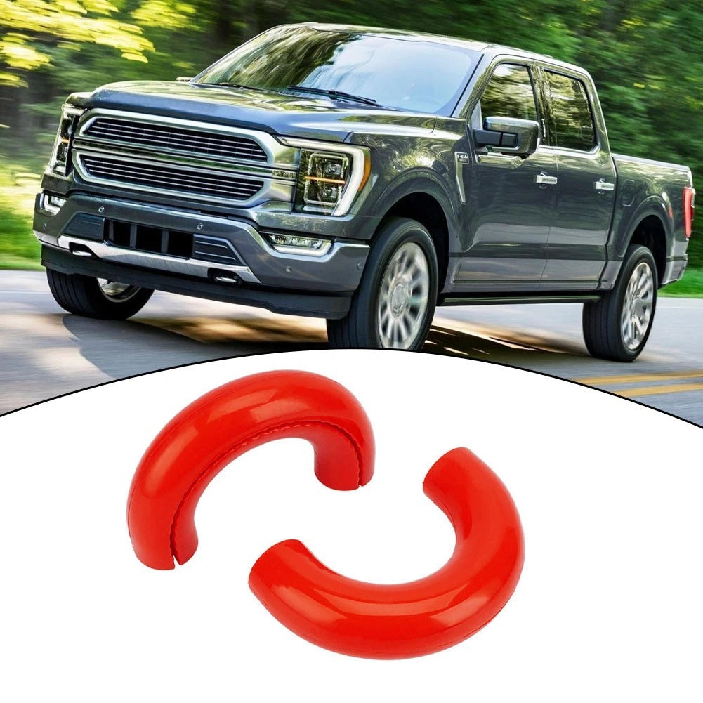Tow Hooks Covers for Ford F150 (Red Silicone)