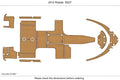 EVA Pads for Robalo R227 (2012) - Cockpit Swim Platform Teak Deck Floor